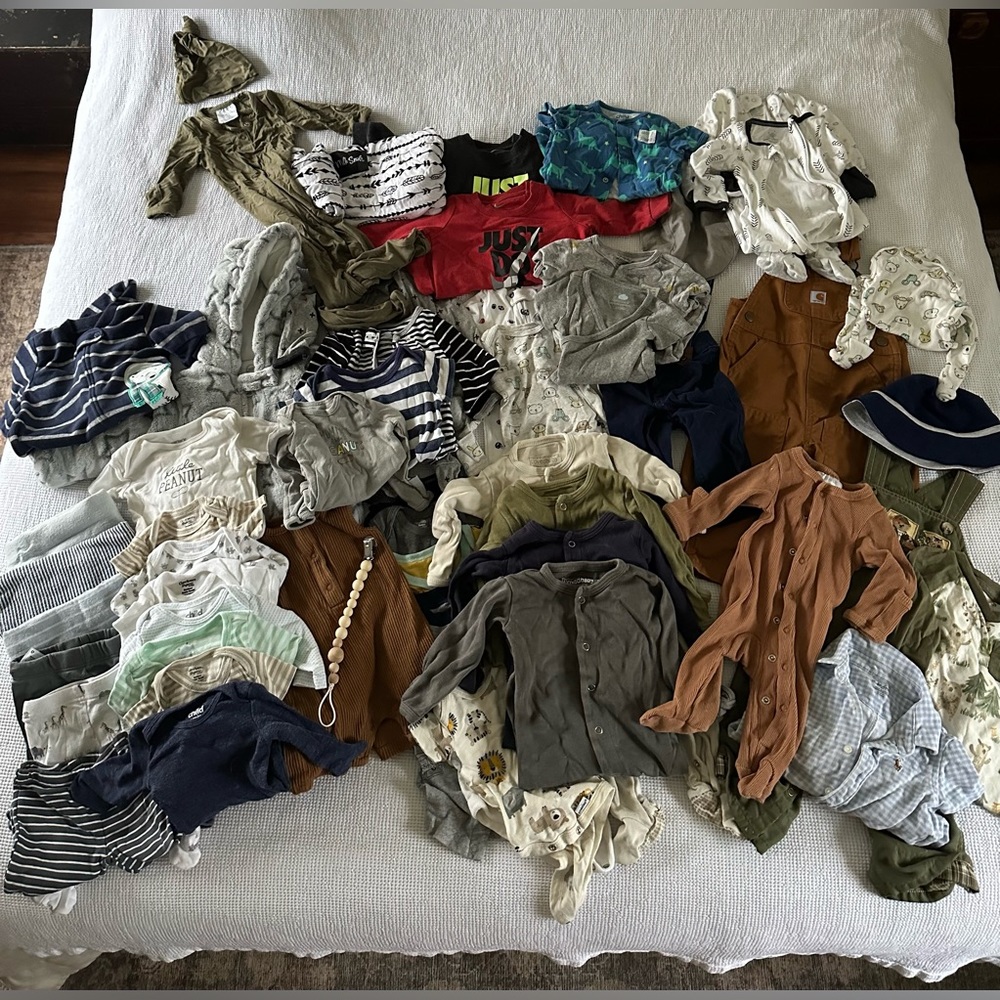Huge Lot of Newborn/0-3/3-6m Baby Boy Clothes